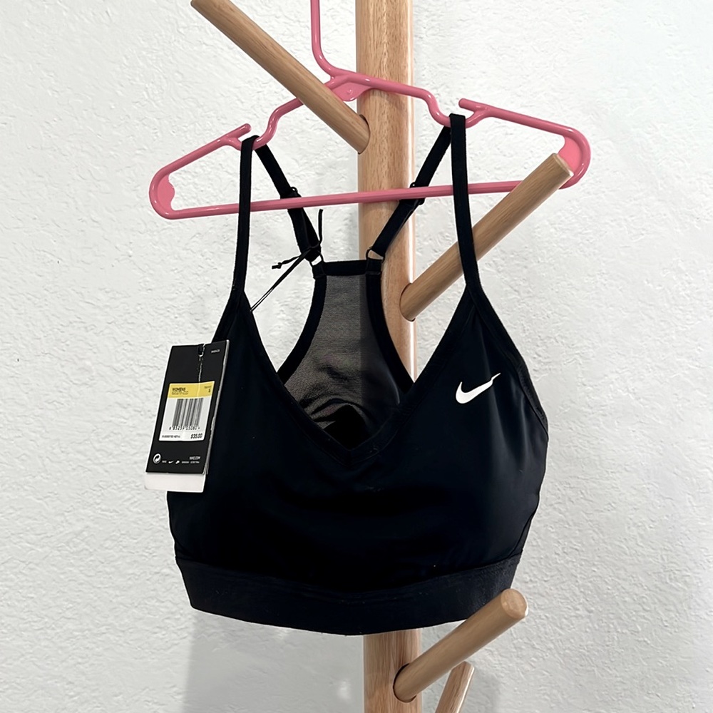 Nike Pro Indy Women's Black Sports Bra Size S (Asia sizing fits like USA XXS-XS)